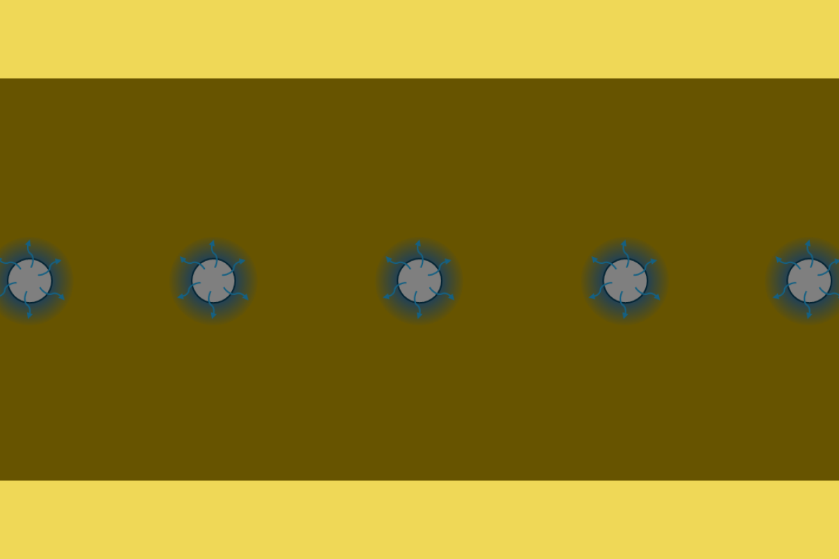 chemical perturbation of the clay.