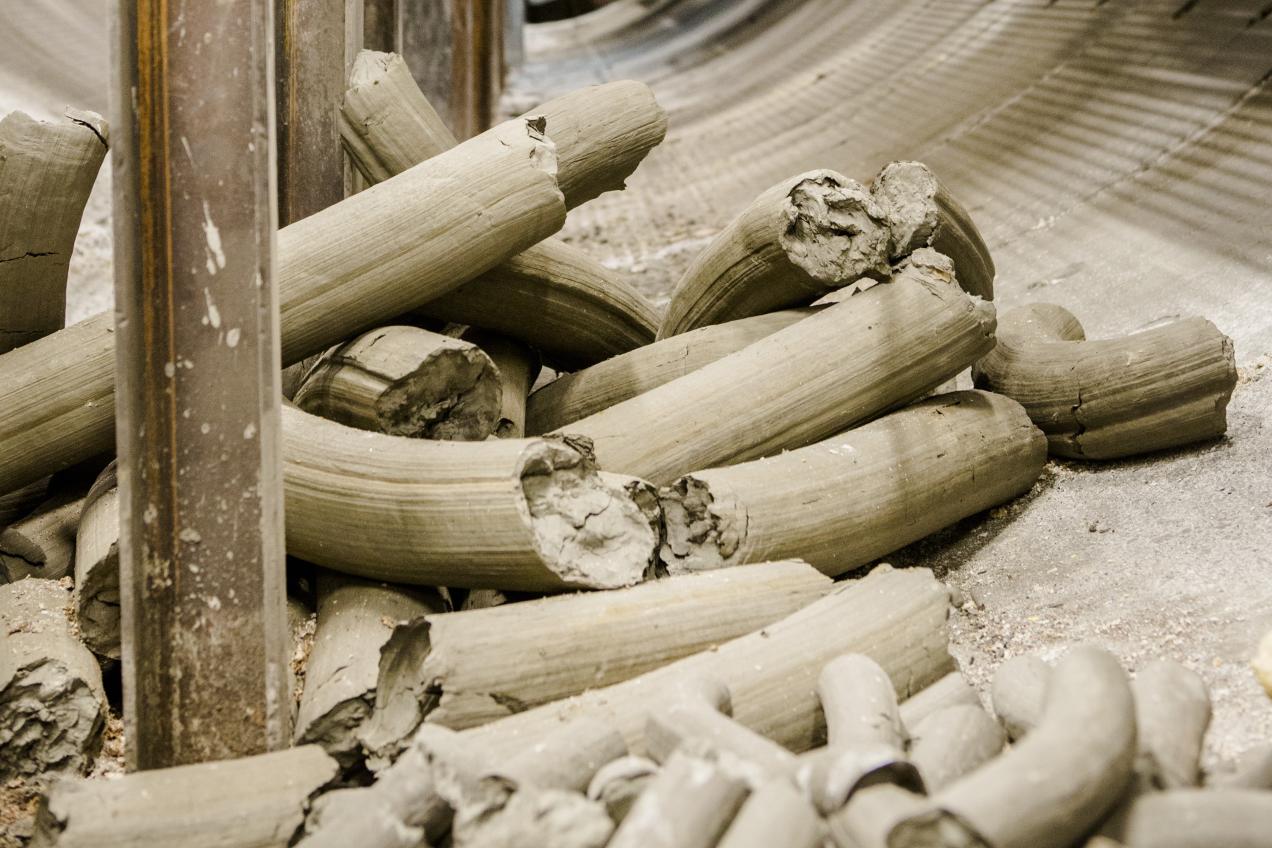 clay pieces